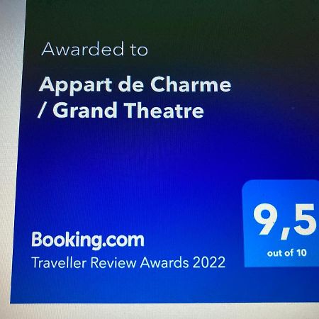 Appart De Charme / Grand Theatre Bordeaux Exteriér fotografie