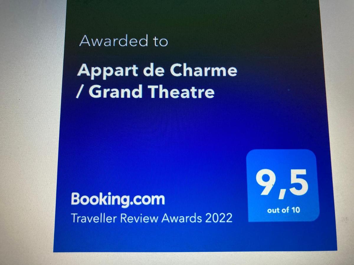 Appart De Charme / Grand Theatre Bordeaux Exteriér fotografie